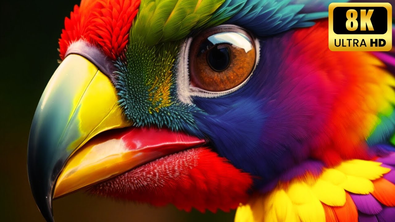 Most Colorful And Beautyful Bird Singing and Chirping 8K Ultra HD Video #birds_documentary