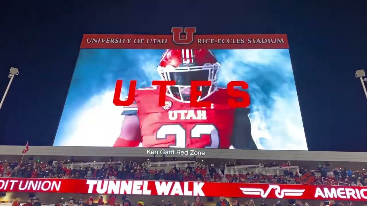 University of Utah Football Tunnel Entrance - 11/12/22