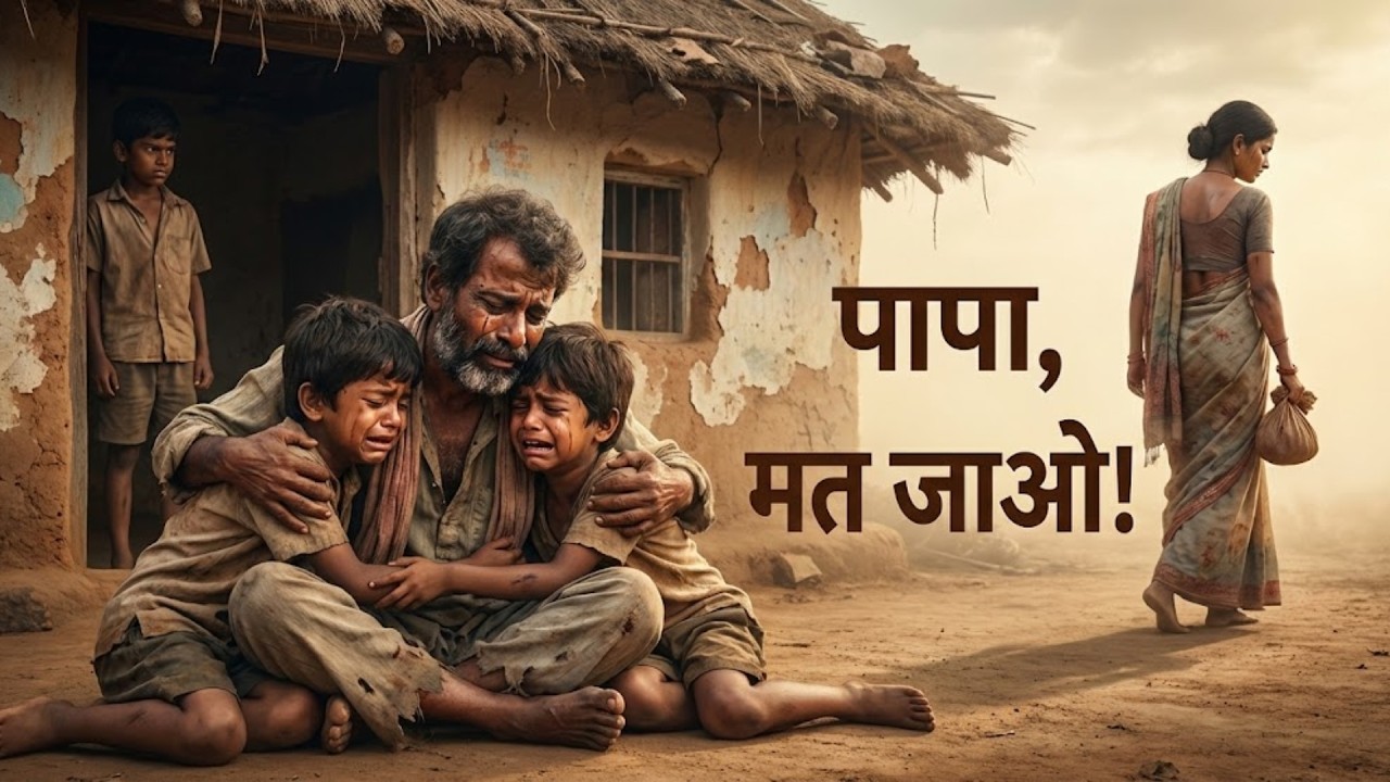 8 साल बाद लौटा, बच्चों का हाल देख रो पड़ा। #भावनात्मककहानी #HeartTouchingStory