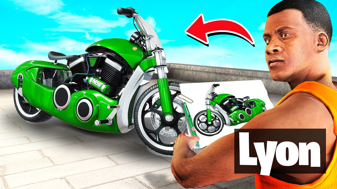 SE LA DISEGNI OTTIENI QUESTA MOTO SU GTA 5