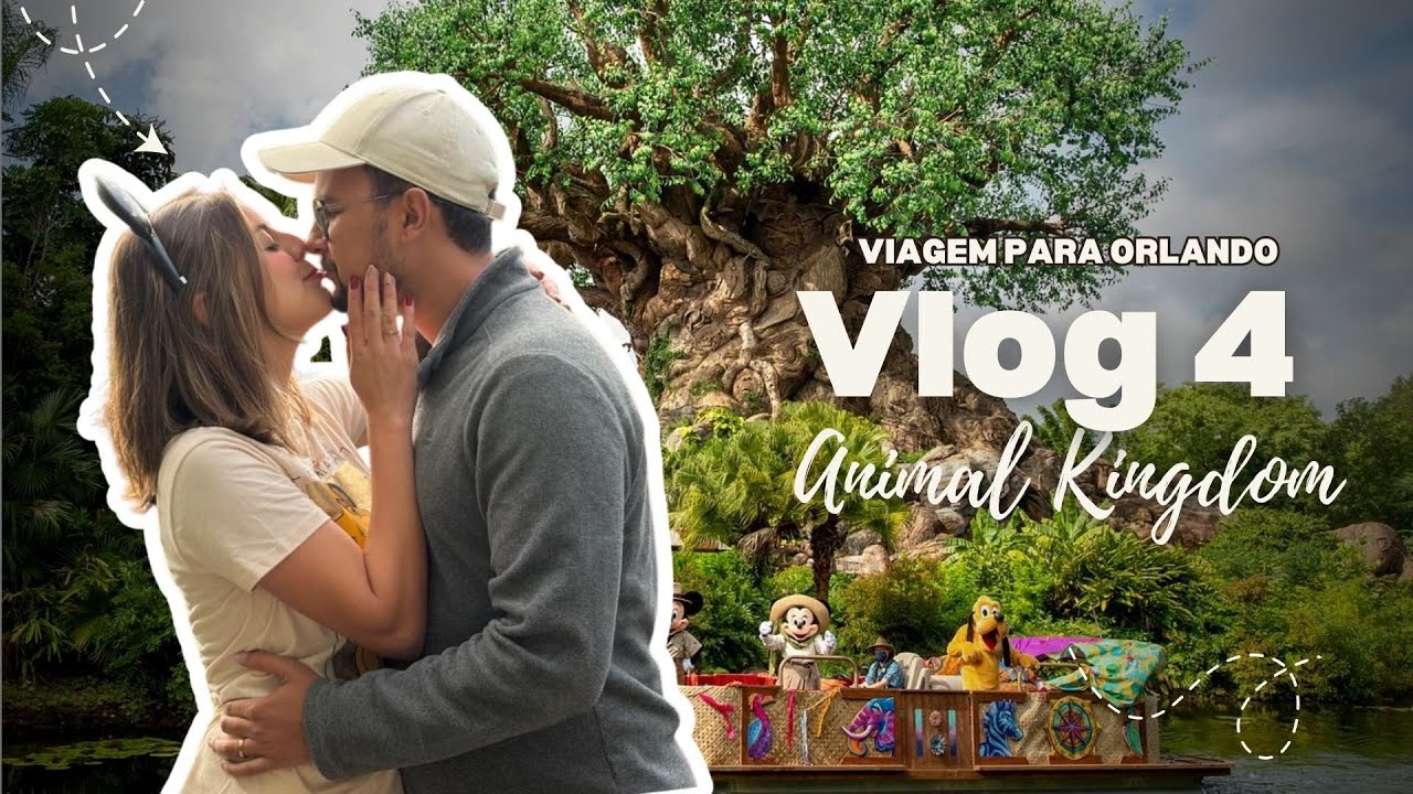 VLOG 4: Fomos pela primeira vez no Animal Kingdom!