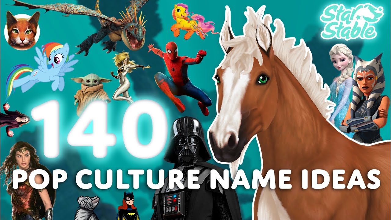 140 Pop Culture horse name ideas in SSO 💥 | Star Stable Online⭐️