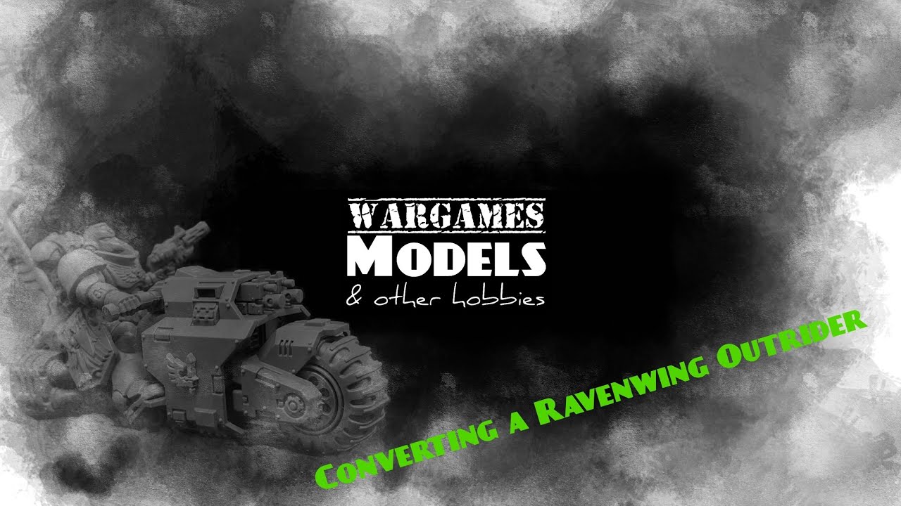 Converting a Ravenwing Outrider.