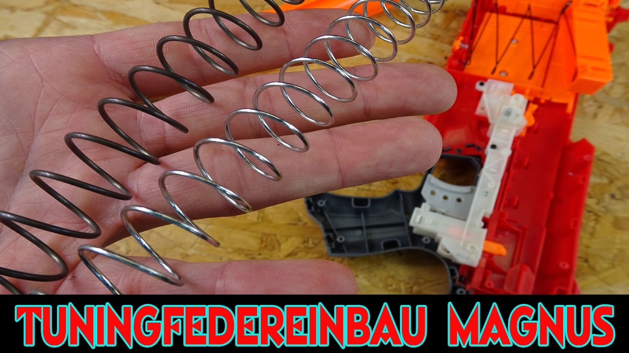 EINBAU BLASTERPARTS TUNING FEDER IN NERF MAGNUS
