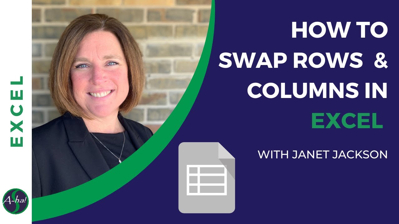 Excel Tips & Tricks: How to Swap Rows and Columns [A-ha! #121]