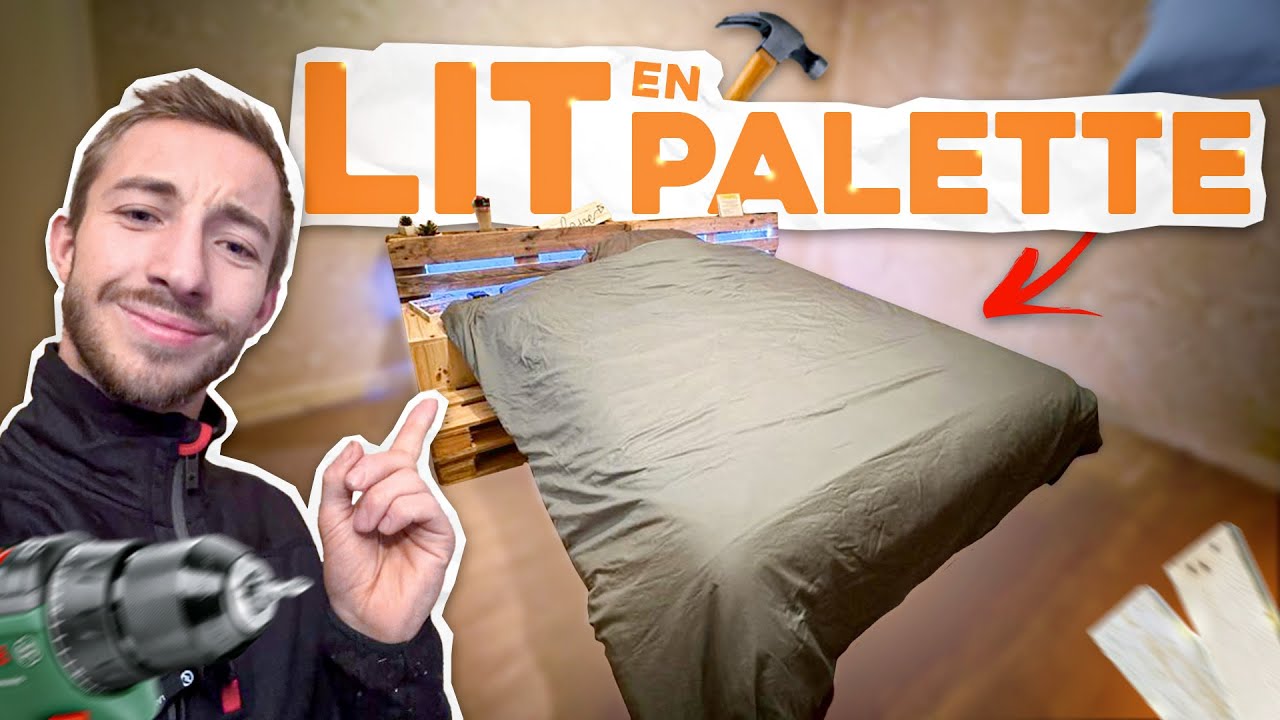 Construisez votre LIT avec des PALETTES en 3h ! | Tuto DIY