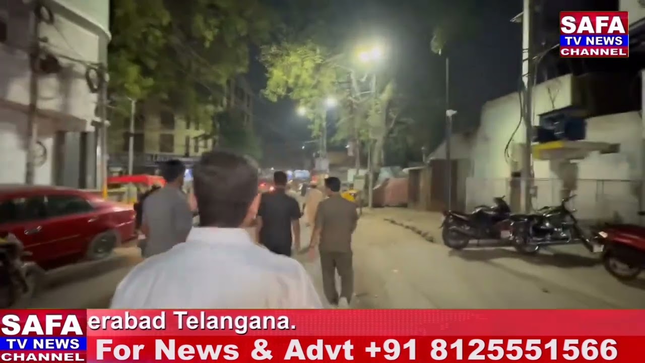 Akbaruddin Owaisi From Esra Hospital To Fakhr E Millat BY Walk In Moghalpura Hyderabad