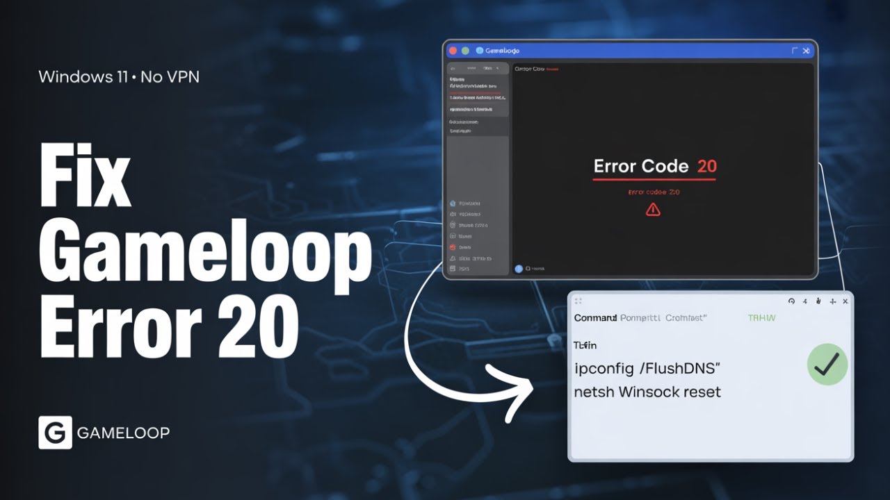 Want to install GameLoop on Windows 11 without running into Error Code 20 and without using a VPN?