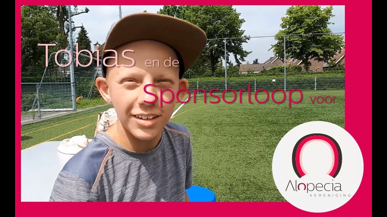 Sponsorloop Tobias Alopecia Vereniging 2018 2