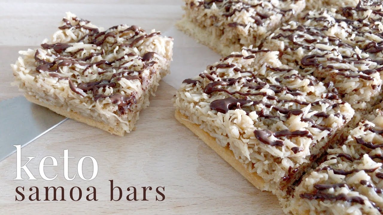 Keto Samoa Bars