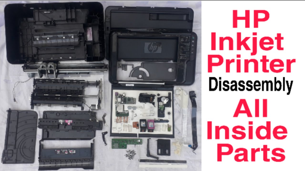HP Inkjet Printer Disassembly All Inside Parts | HP F4488 F4288 Hindi, Urdu, English