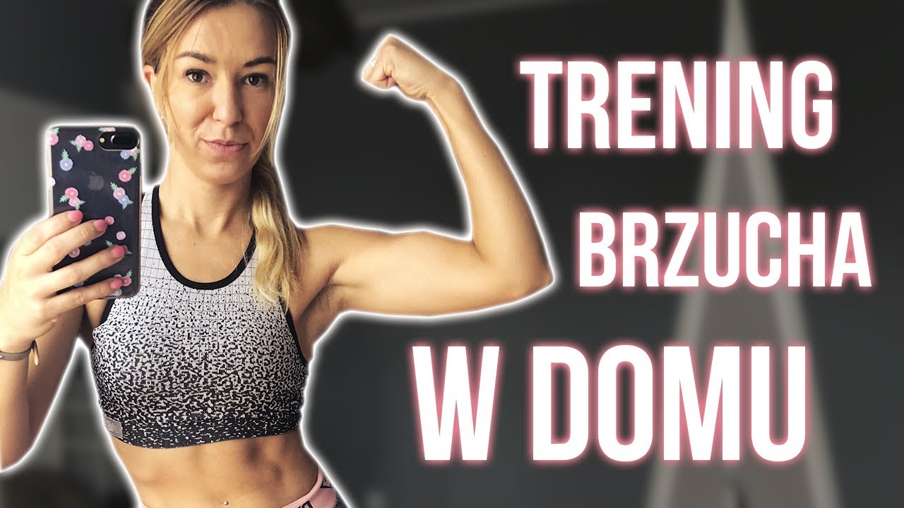 Trening BRZUCHA w domu – dla kobiet – bez sprzętu! [FIT KOBIETKA]