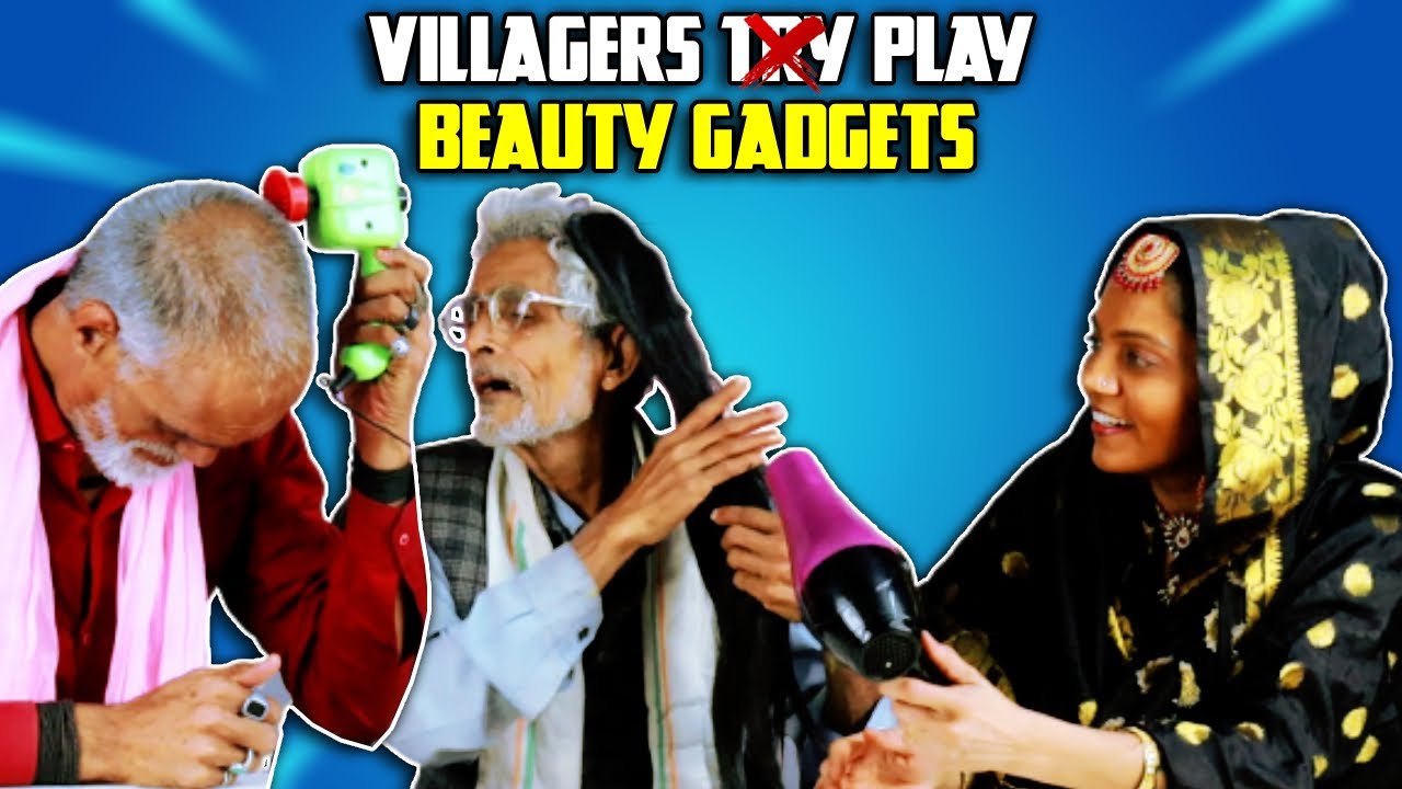 Tribal People Shocked To See These Beauty Gadgets ! Villagers Try Beauty & Wellness Gadgets