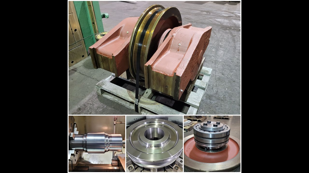 500 TON SLAB TRANSFER CAR AXLE