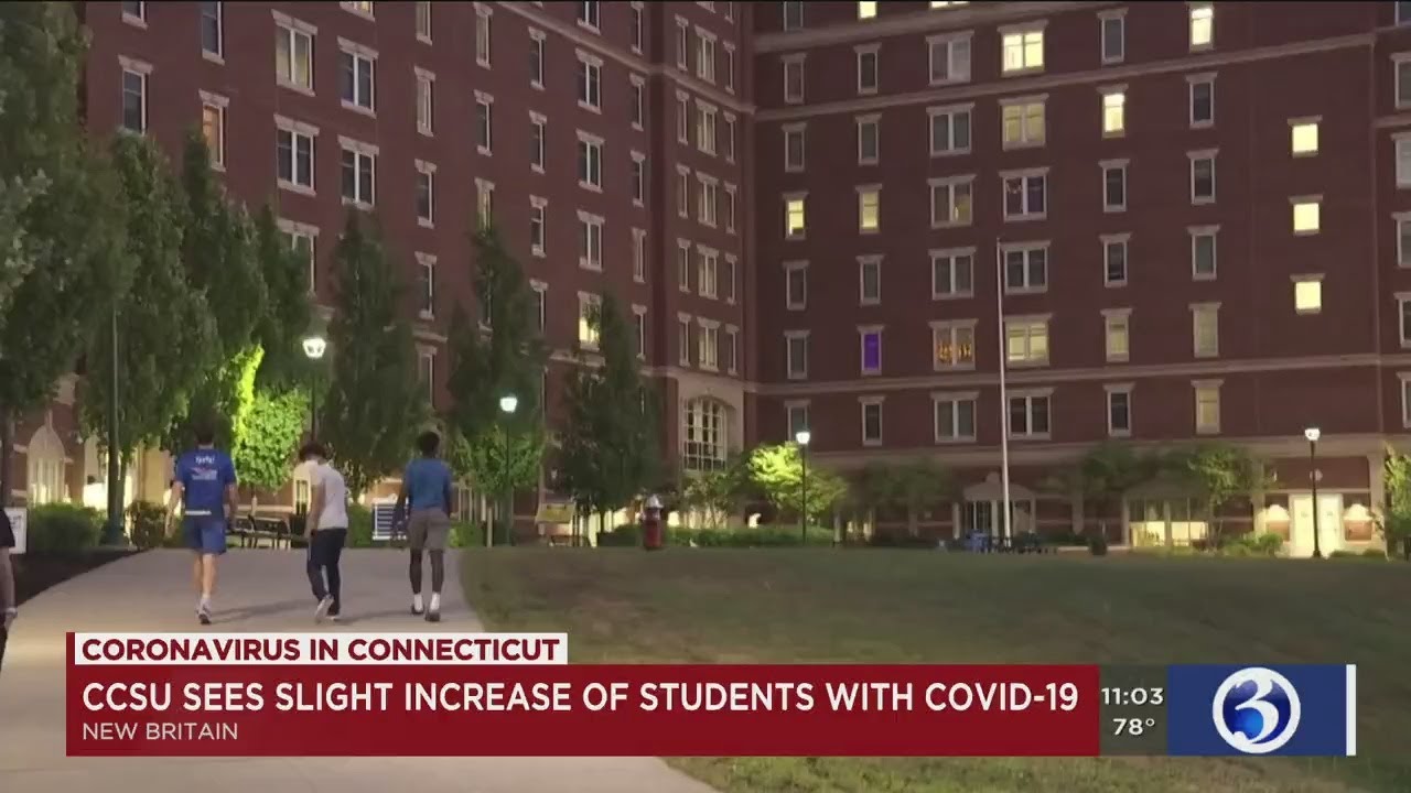 VIDEO: CCSU sees slight increase of students with COVID-19