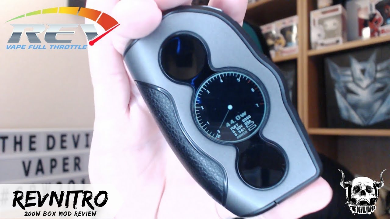 Rev Nitro 200w Box Mod Review - A Car Themed Mod!