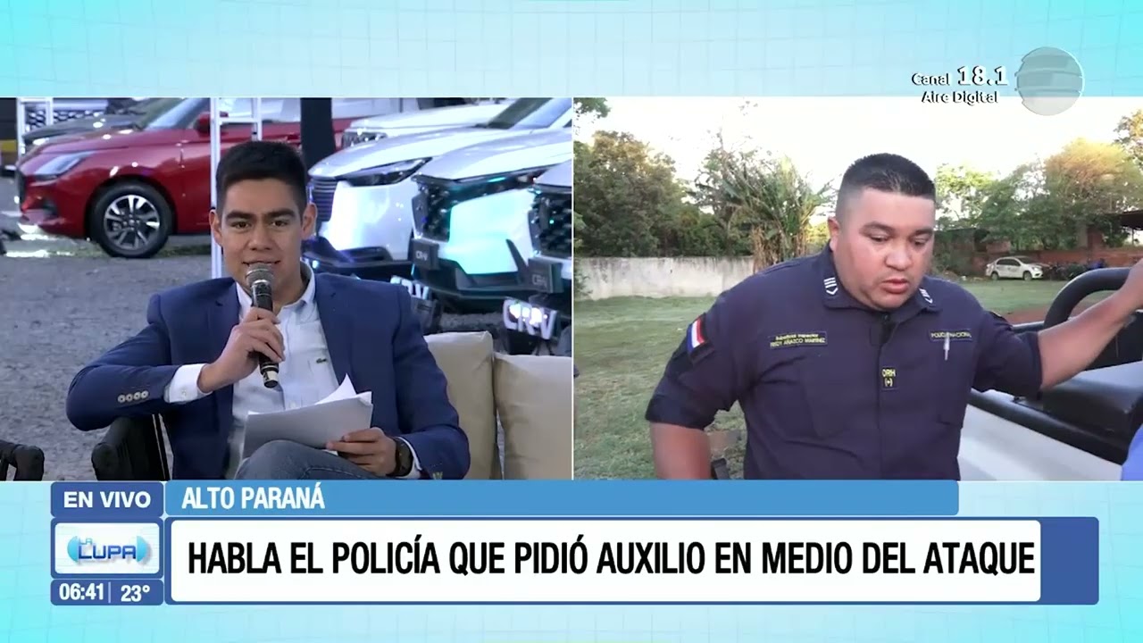 Habla el policía que pidió auxilio en medio del ataque