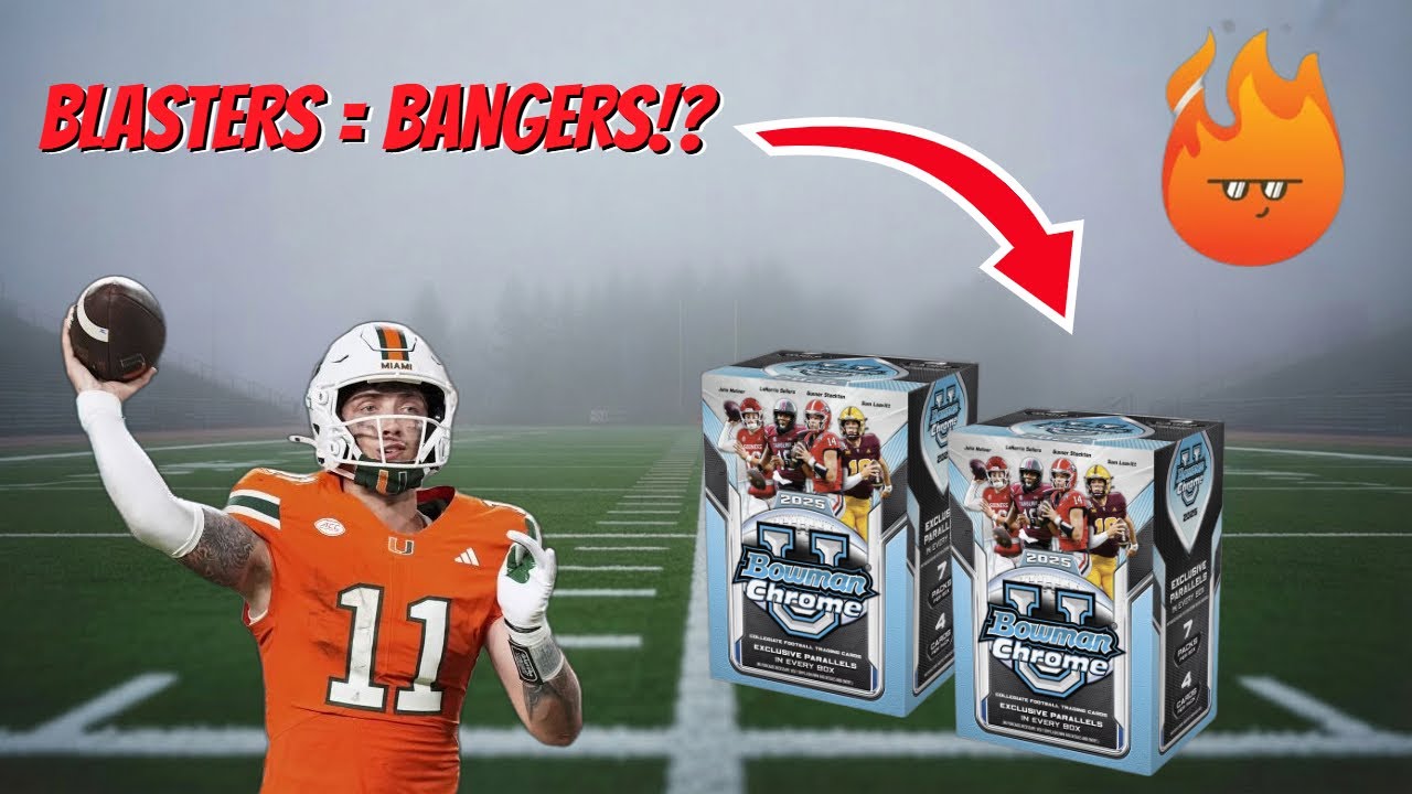WE RIPPED 2x 2025 Bowman Chrome U Blasters… THIS GOT CRAZY 👀🔥