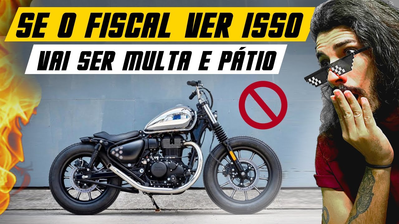PODE CUSTOMIZAR MOTO? Permissões x Proibições da lei para CUSTOMIZAÇÃO de MOTOS no Brasil
