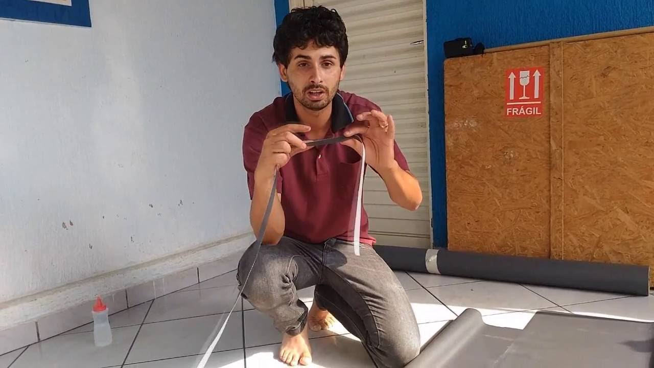 Como Emendar Soldar Vulcanizar Lona com Marksuel Carlos