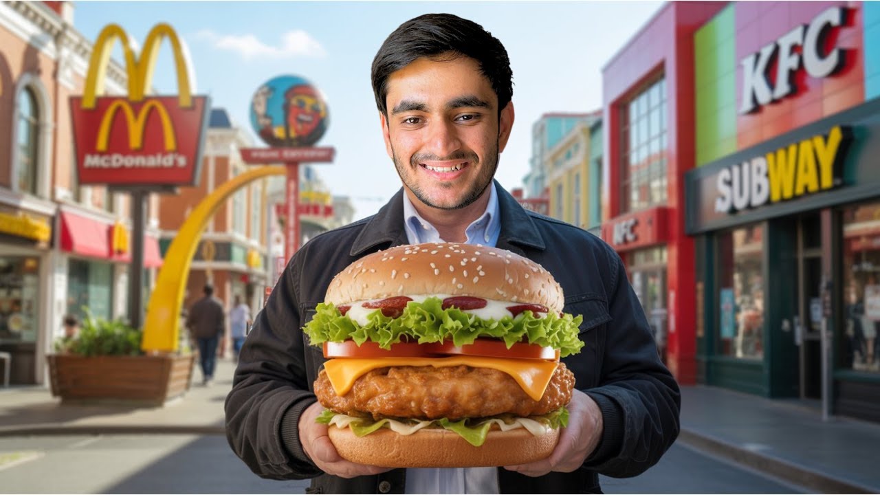 Eating the CHEAPEST ITEM at Every FAST FOOD Chain!