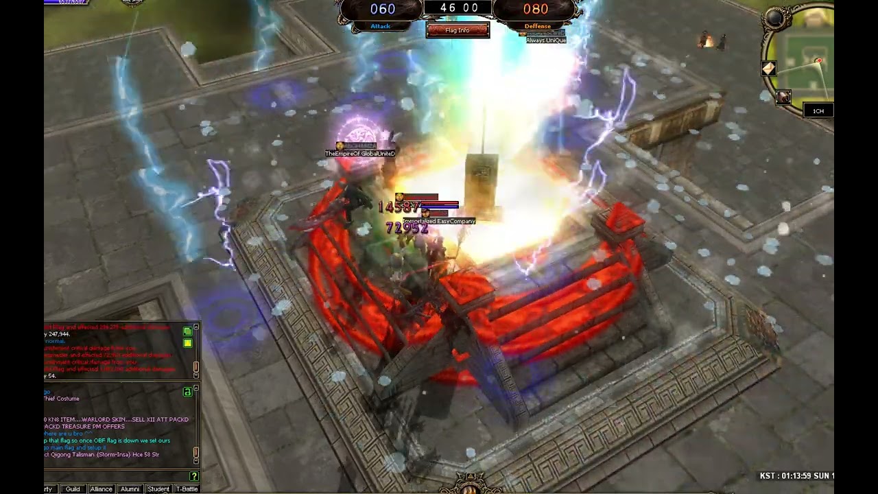 Kalonline - Castle War/Siege (Attackers) - YGhost Level 123 (Ascetic) EasyCompany + Ally