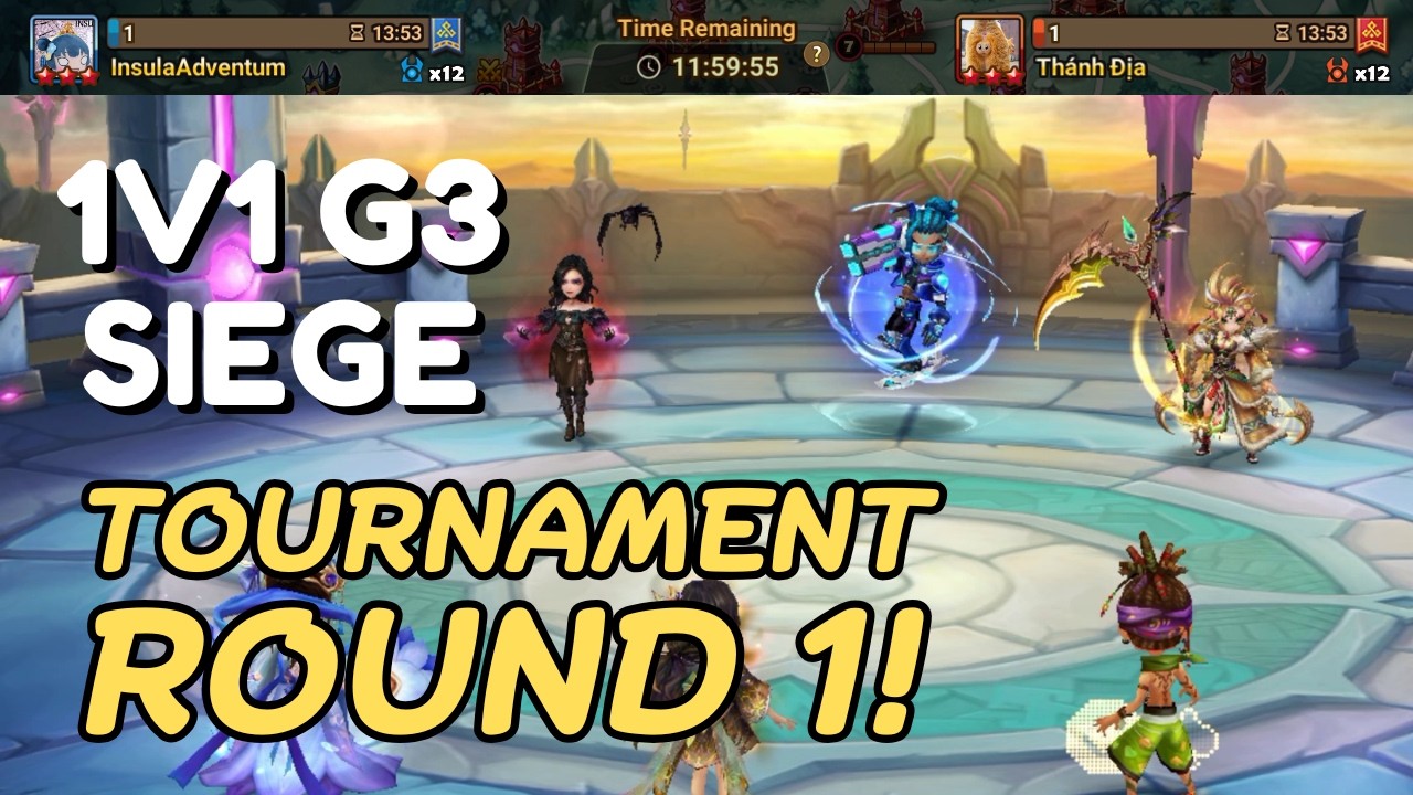 1V1 G3 SIEGE : Th&aacute;nh Địa - How to EZ Lushen These Tarnisha Miles Ethna Defenses! - Summoners War
