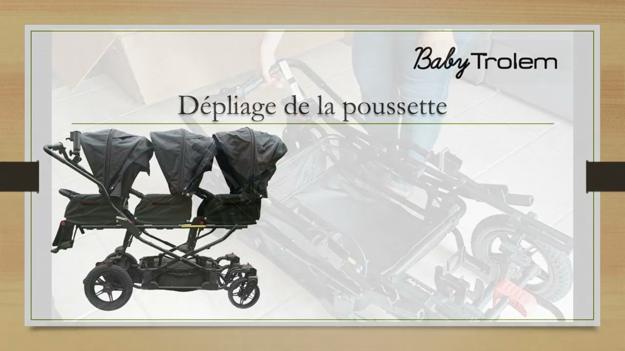Baby Trolem Poussette 2-3 places
