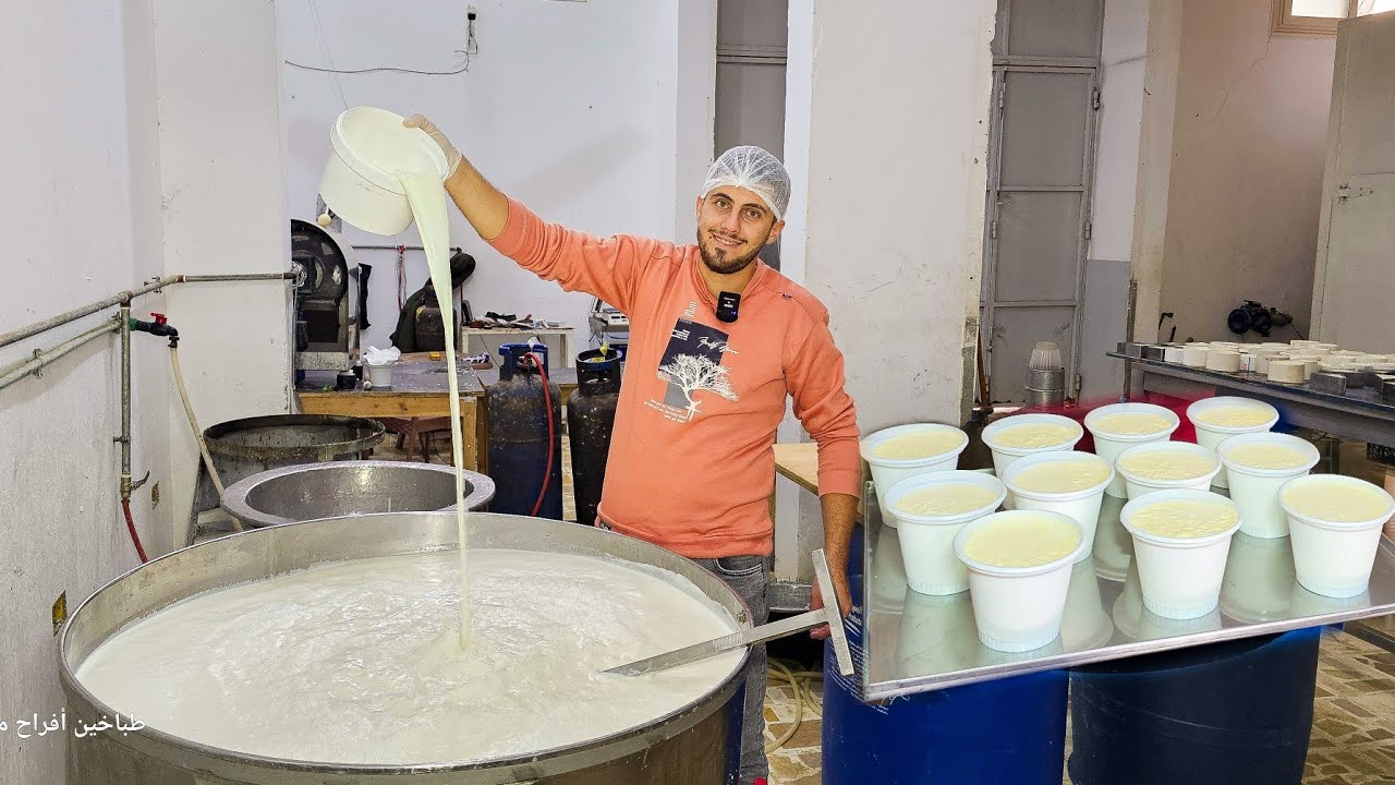 سر تماسك الزبادي المصري☝️ وازاي ميتكونش الشرش فية ويكون كريمي وناعم في البيت بكل سهولة 👌