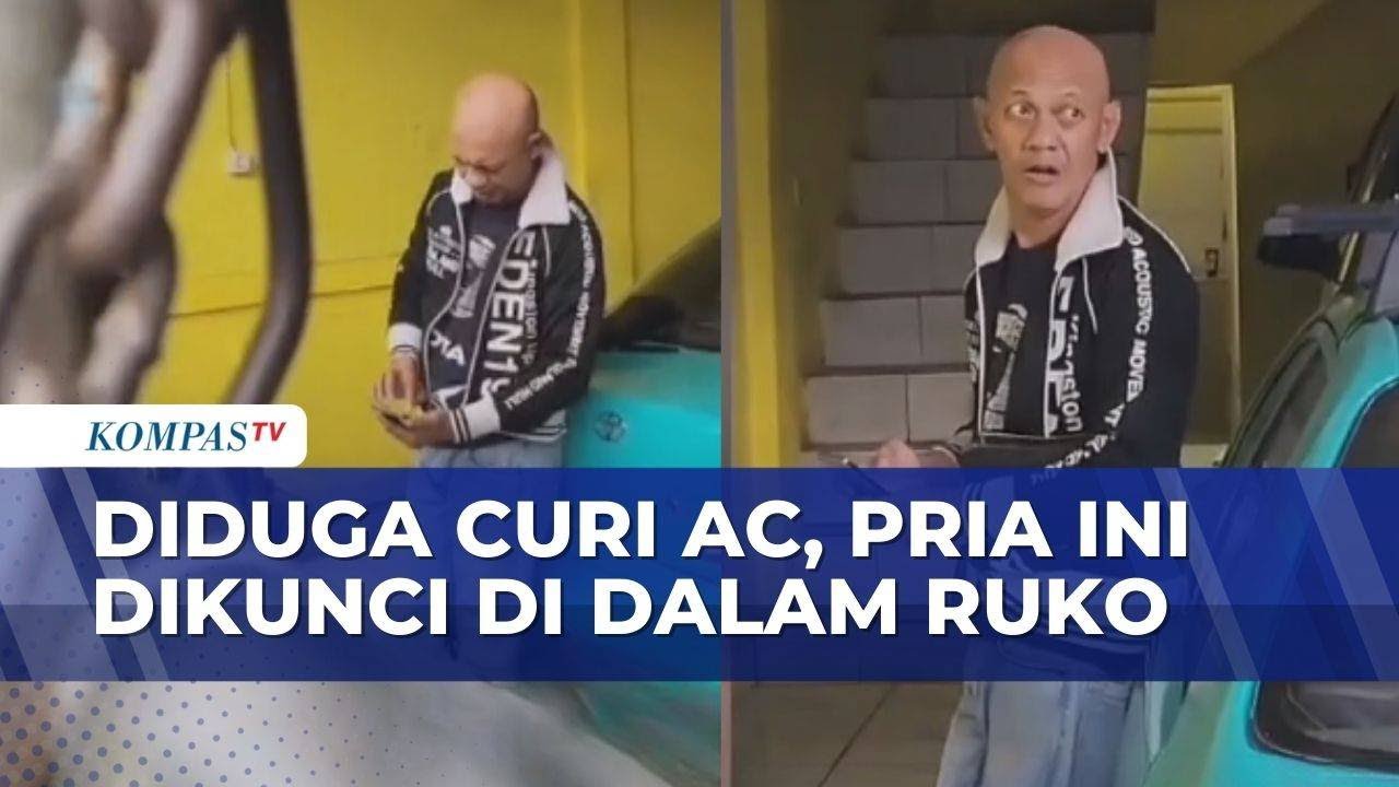 Diduga Curi AC, Seorang Pria di Depok Dikunci di Dalam Ruko | KOMPAS PETANG