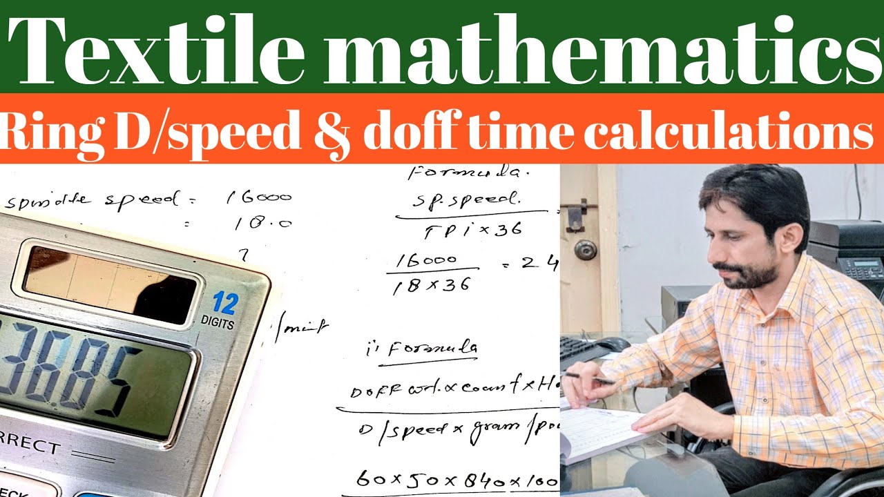 Ring delivery speed and doff time calculations|bloach tech info