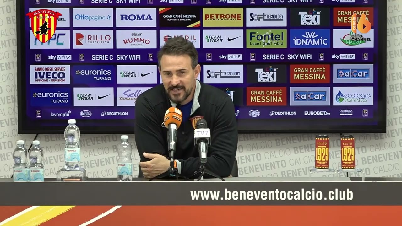 #PotenzaBenevento: La conferenza pre gara di mister Antonio Floro Flores