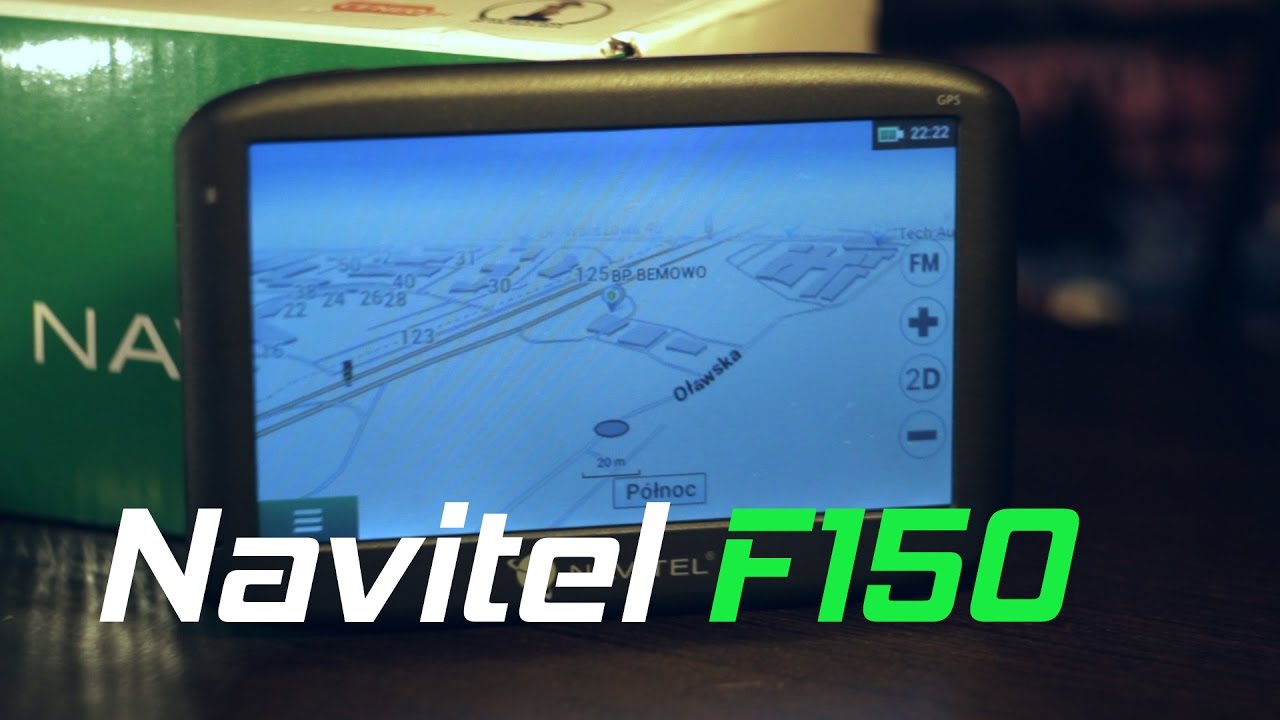 test i prezentacja nawigacji Navitel F150