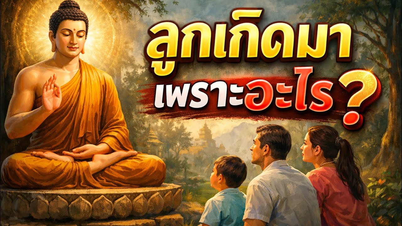 🙏พ่อแม่ฟังด่วน! ⚠️ลูกเกิดมาด้วยเหตุผลนี้ ตามหลักพุทธศาสนา