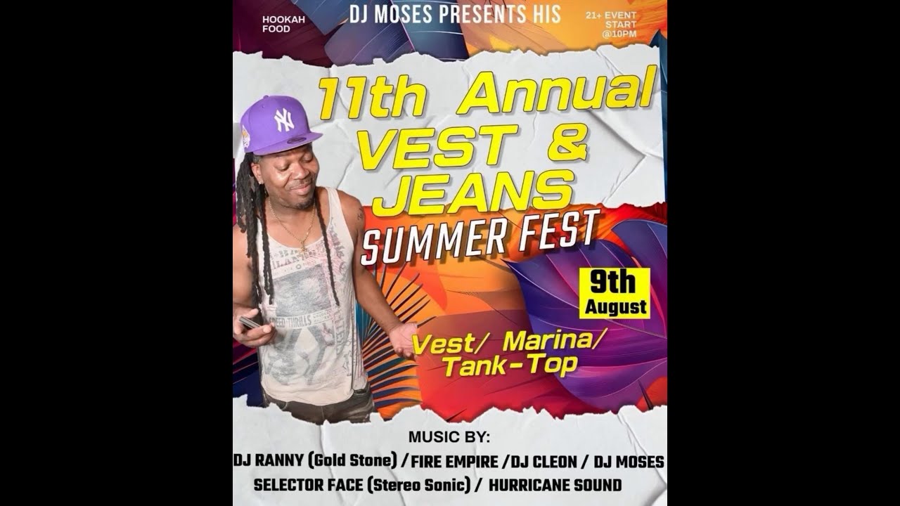 Dj Moses Vest & Jeans Summer Fest 2025
