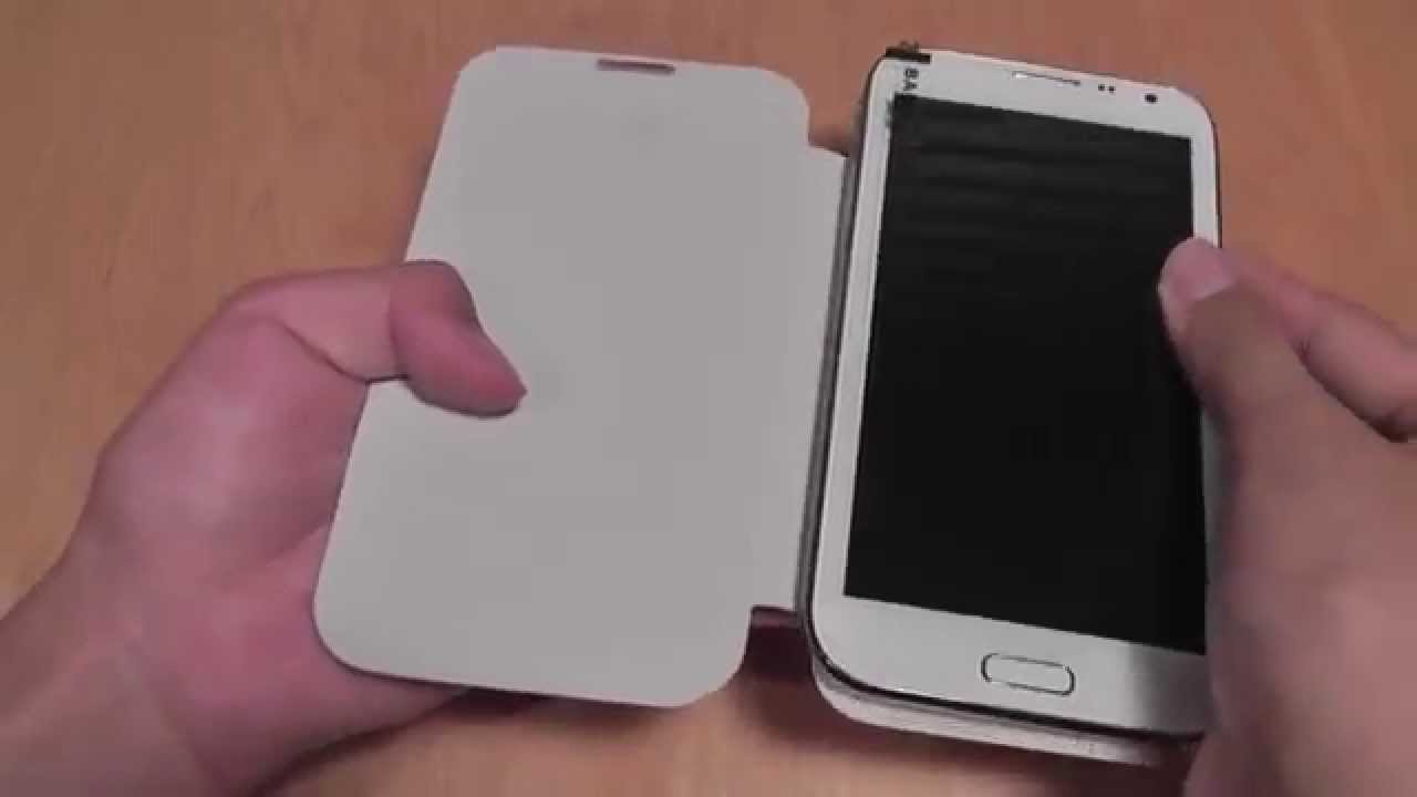 Samsung Galaxy Note II Flip Cover Case Unboxing!