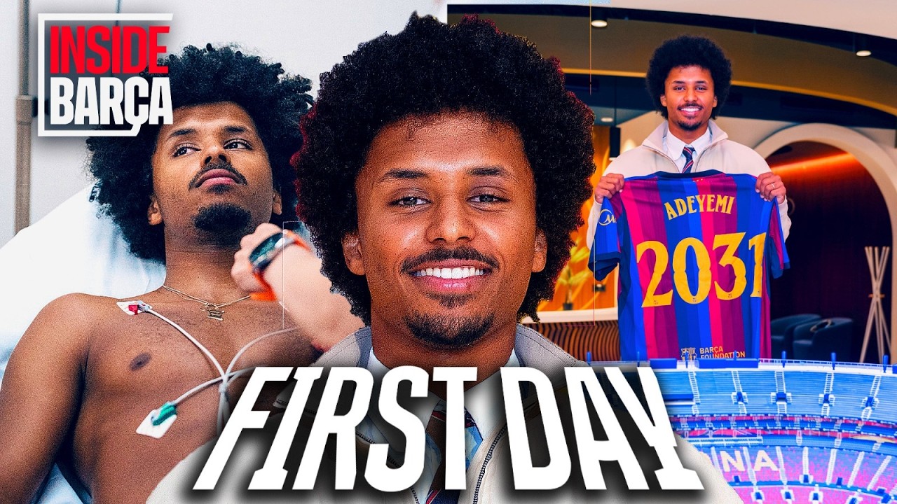 💥KARIM ADEYEMI: HIS FIRST DAY AS A FC BARCELONA PLAYER 🔵🔴💥