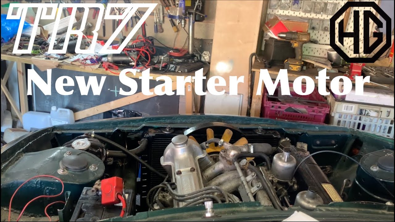 Triumph TR7 Restoration -   New Starter Motor