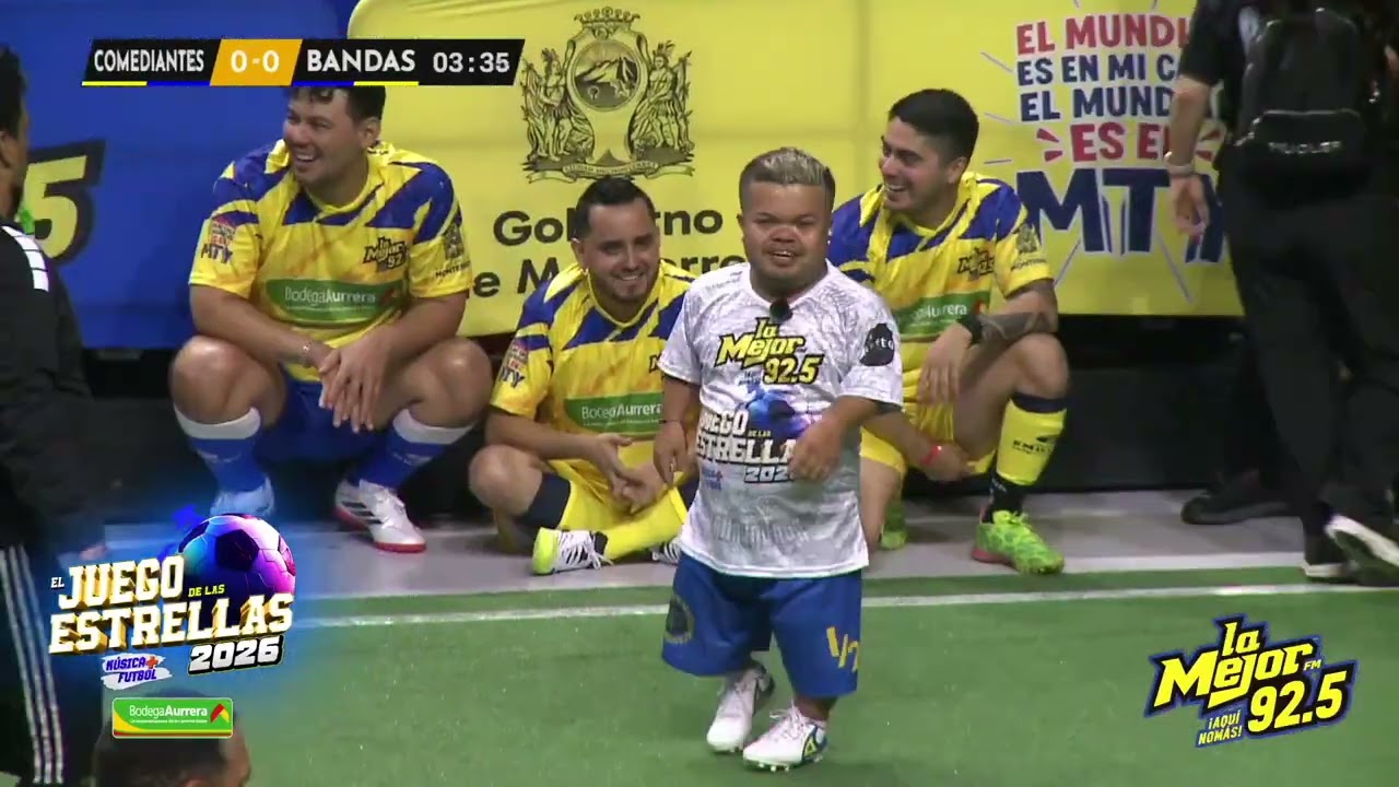 COMEDIANTES vs BANDAS en el JUEGO DE LAS ESTRELLAS MONTERREY 2026 | SEGUNDO PARTIDO