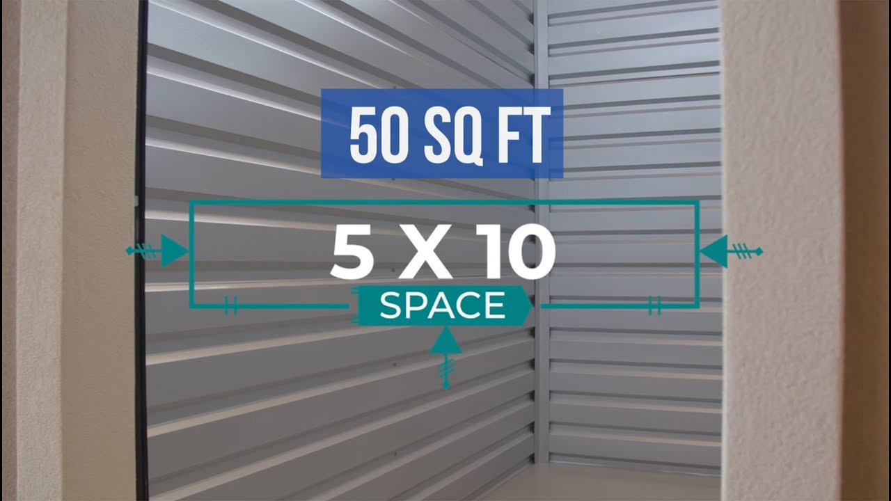 5x10 Storage Unit Size Information