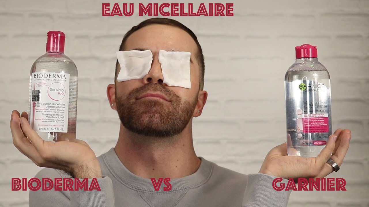 Eau micellaire : Bioderma 🆚 Garnier