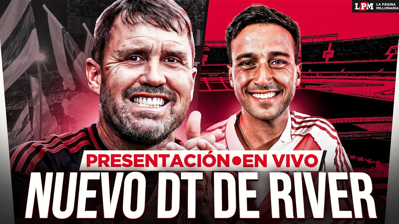 🚨RIVER PRESENTA A COUDET EN VIVO - Habla el NUEVO DT de RIVER