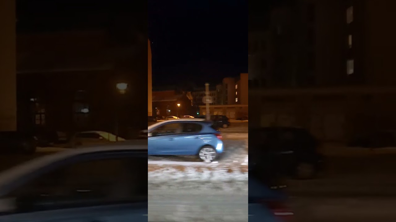 Und hier noch die Rückfahrt mit der Straßenbahn. Raus aus der Kälte  rein in die Wärme und zurück. 