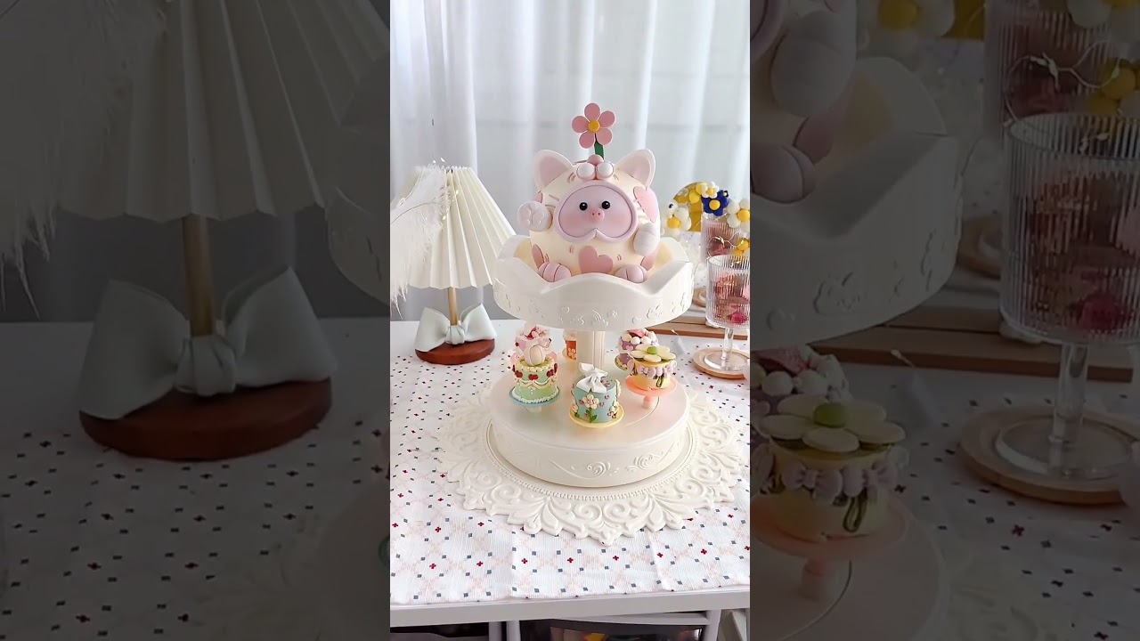 🎂 Rotating Display Magic!  | Bulk A0498#CakeStand #DessertDisplay #BulkBaking #PartyDecor