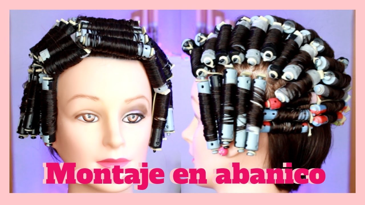 MONTAJE DE PERMANENTE EN ABANICO PARA MELENAS | sandranewlook