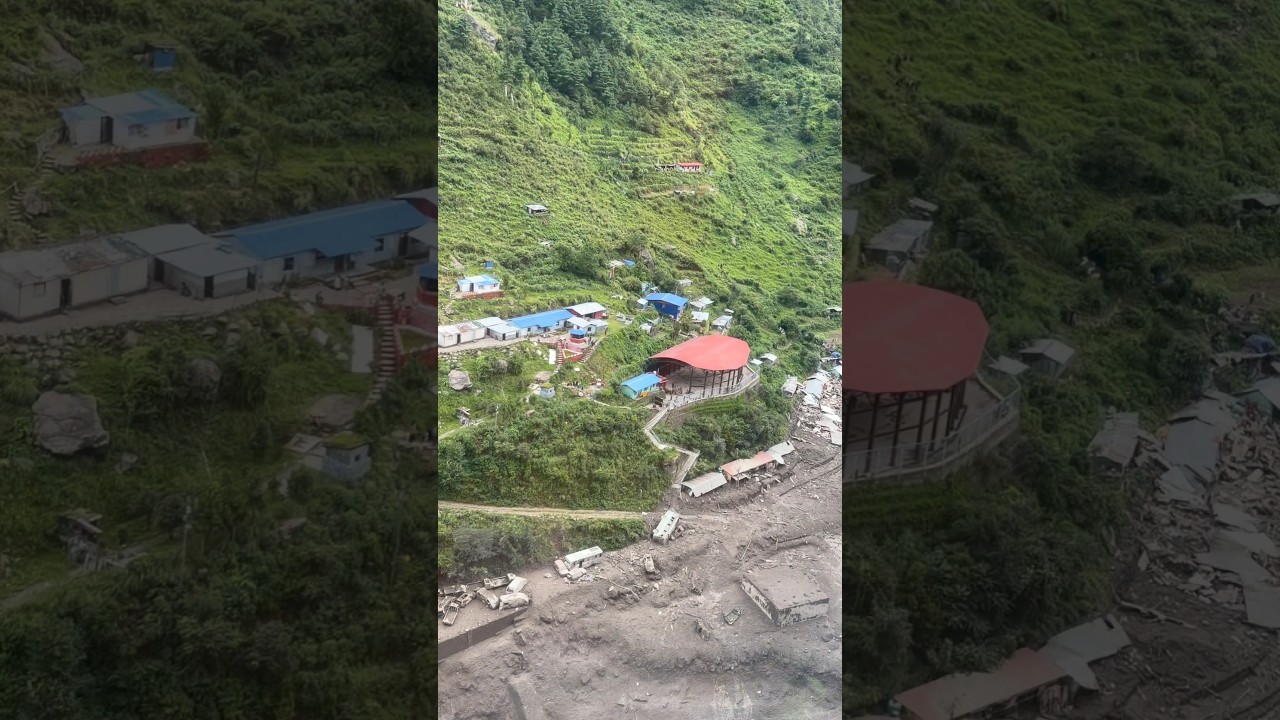 After Bhotekoshi flood timure Bazar condition 😭 #flood #rasuwa