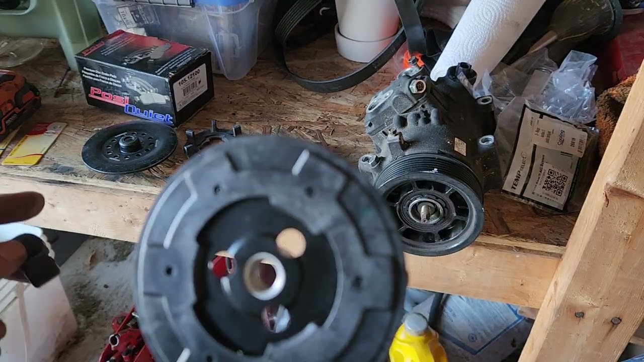 scion xb / toyota clutchless ac compressor    repair for 10 dollars.  what, why and how to fix it.