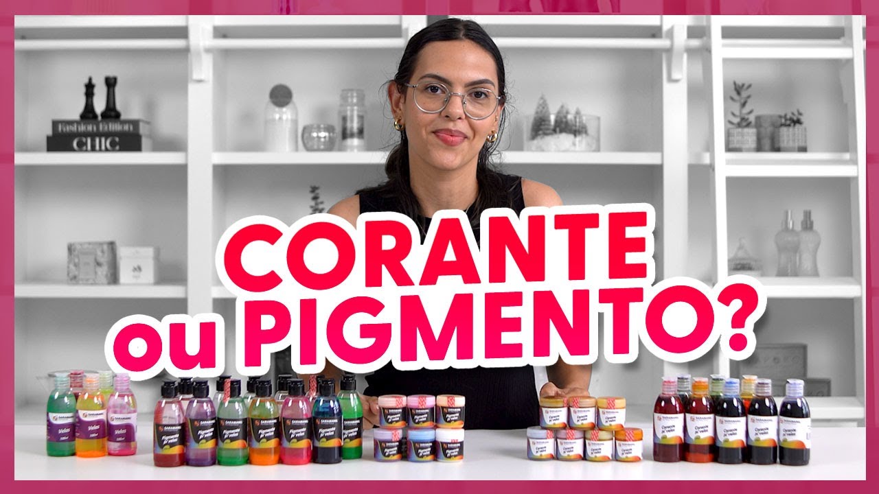 Qual a diferença entre corante e pigmento para velas artesanais?