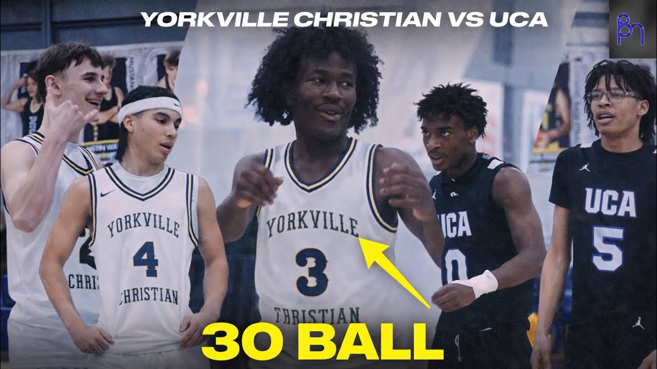 Jayden Riley WENT FOR 30+ @  Home Vs Vincent Allen😳Yorkville Christian Vs UCA WAS CINEMA🔥