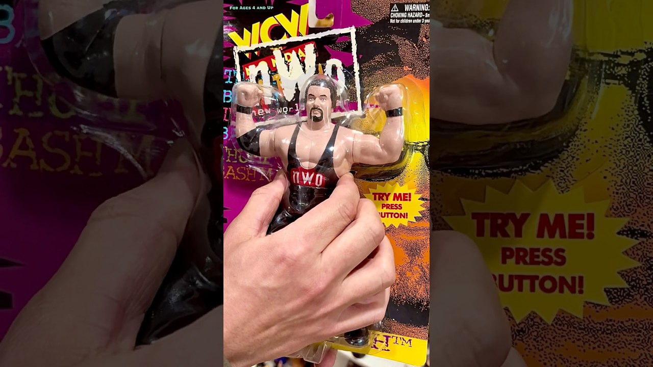 WCW Vibrating Action Figures #wwe #wwesuperstar #wrestlingfuture #wwewrestler #wwefan #wcw